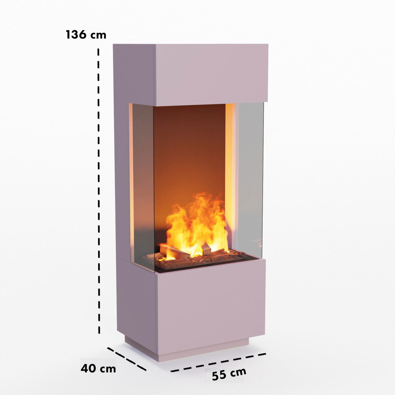 Glow Fire OGF 1 Multicolor Elektrokamin mit Wasserdampf