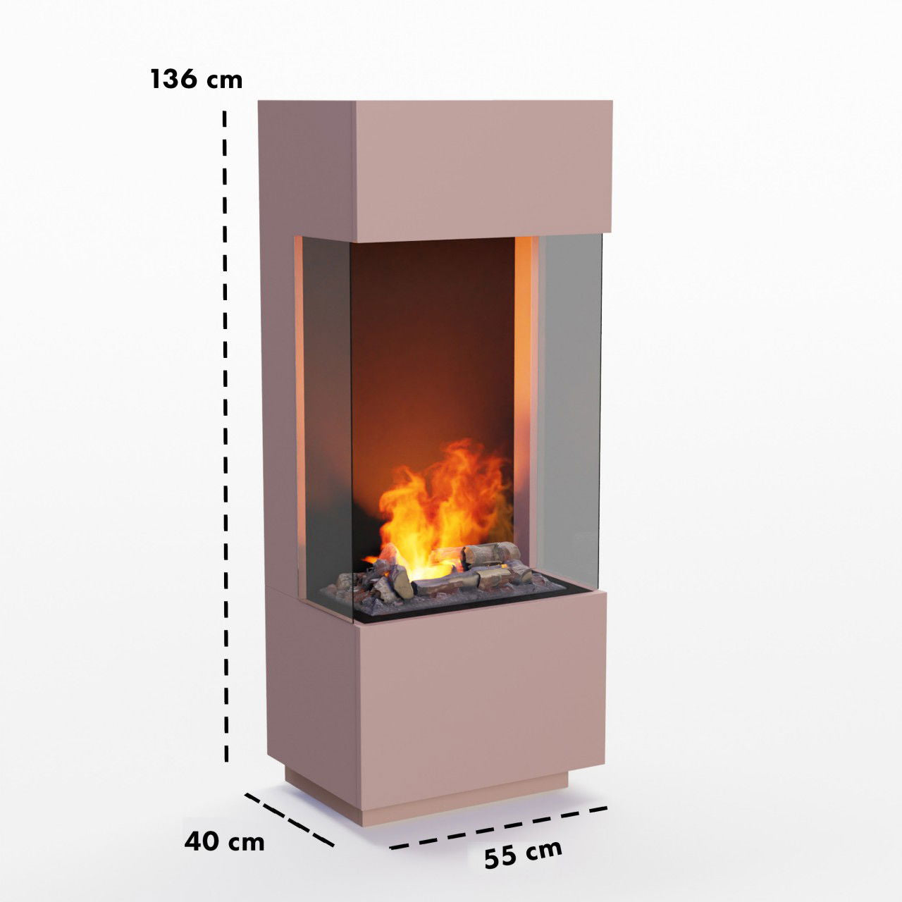 Glow Fire OGF 1 Multicolor Elektrokamin mit Wasserdampf