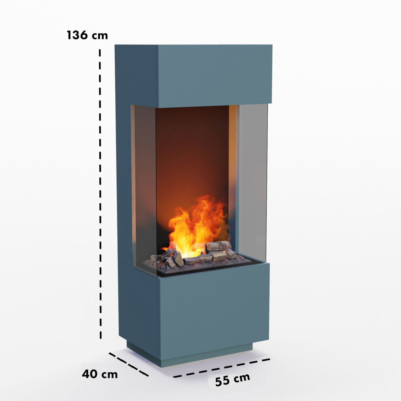 Glow Fire OGF 1 Multicolor Elektrokamin mit Wasserdampf