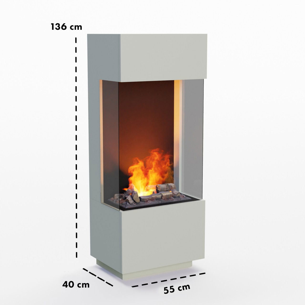 Glow Fire OGF 1 Multicolor Elektrokamin mit Wasserdampf