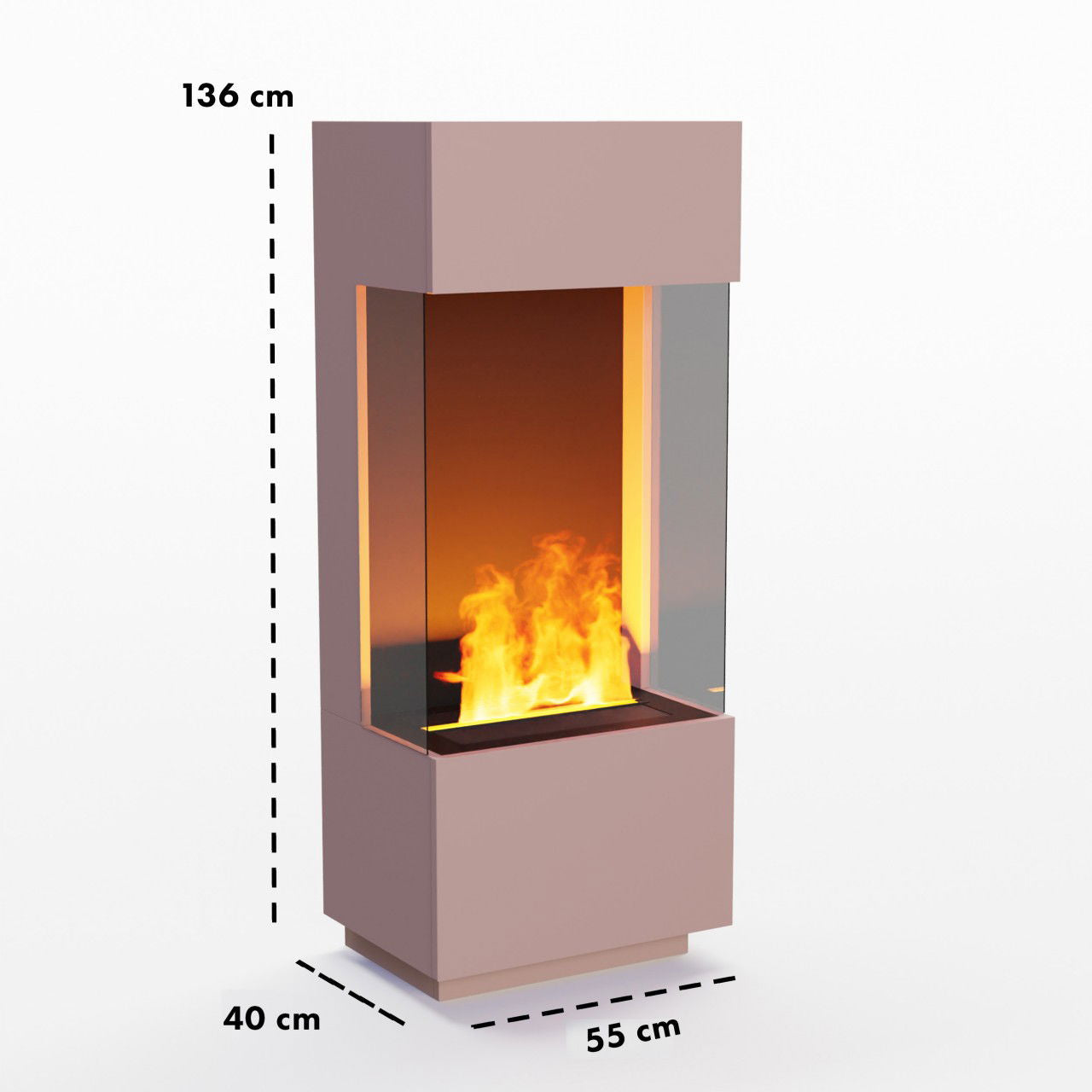 Glow Fire OGF 1 Multicolor Elektrokamin mit Wasserdampf