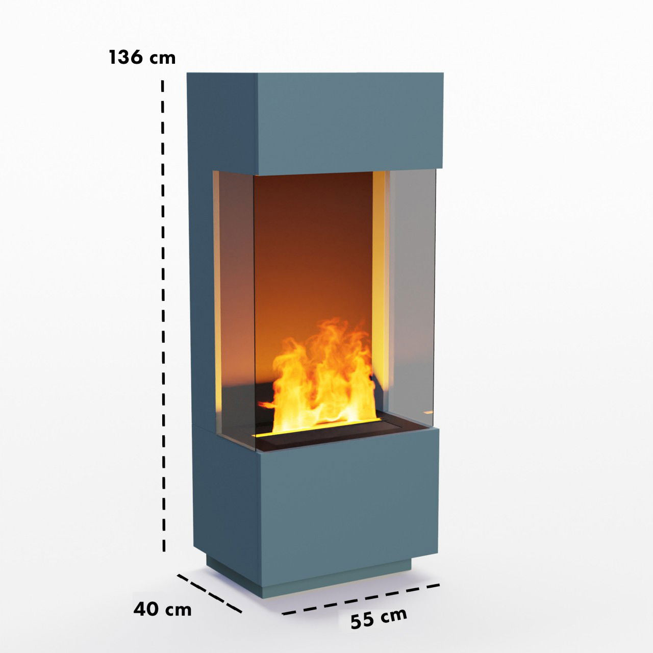 Glow Fire OGF 1 Multicolor Elektrokamin mit Wasserdampf