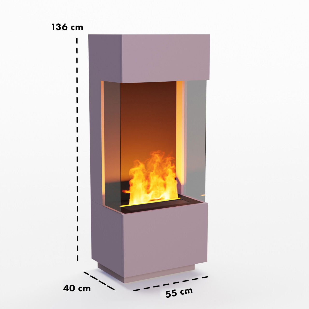 Glow Fire OGF 1 Multicolor Elektrokamin mit Wasserdampf
