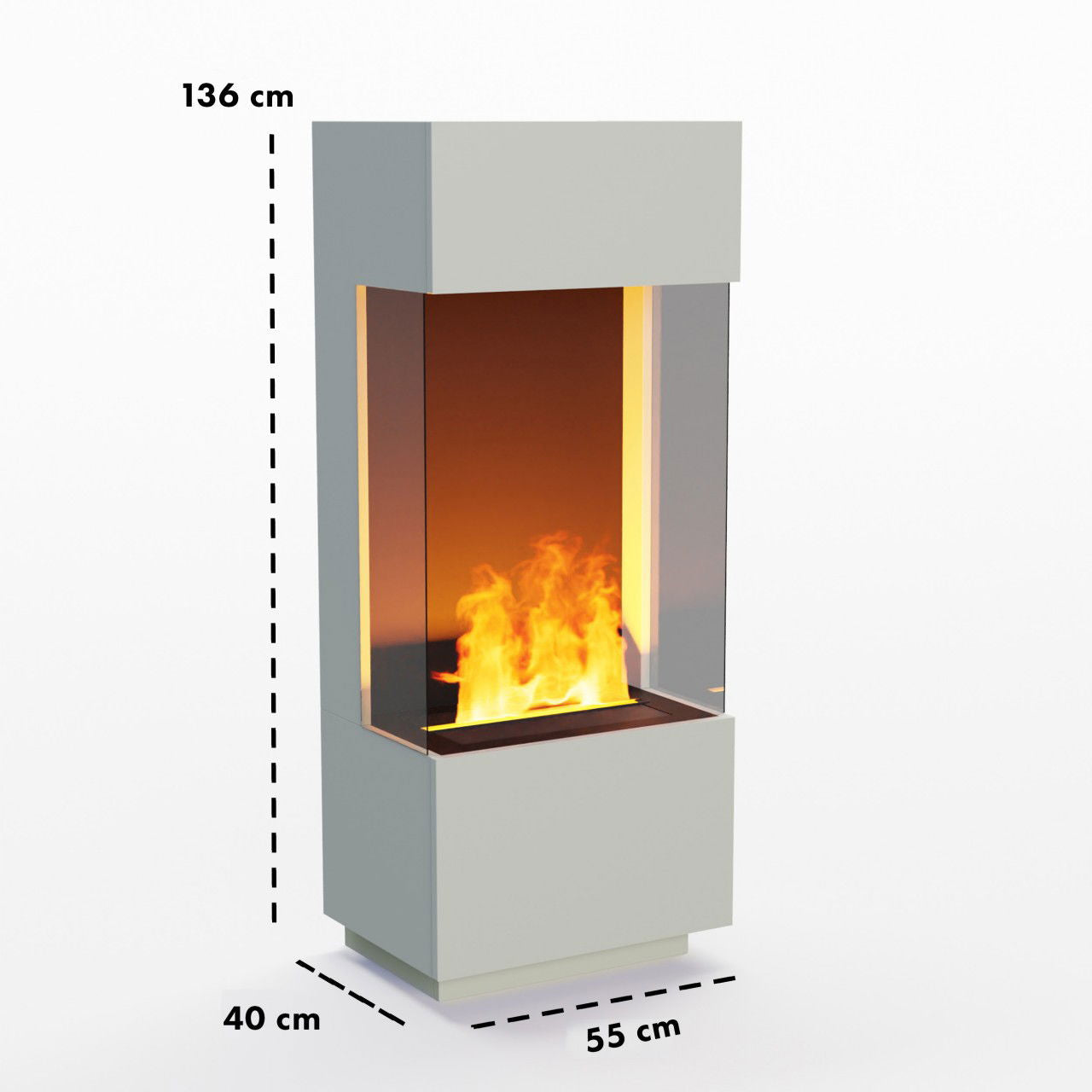 Glow Fire OGF 1 Multicolor Elektrokamin mit Wasserdampf