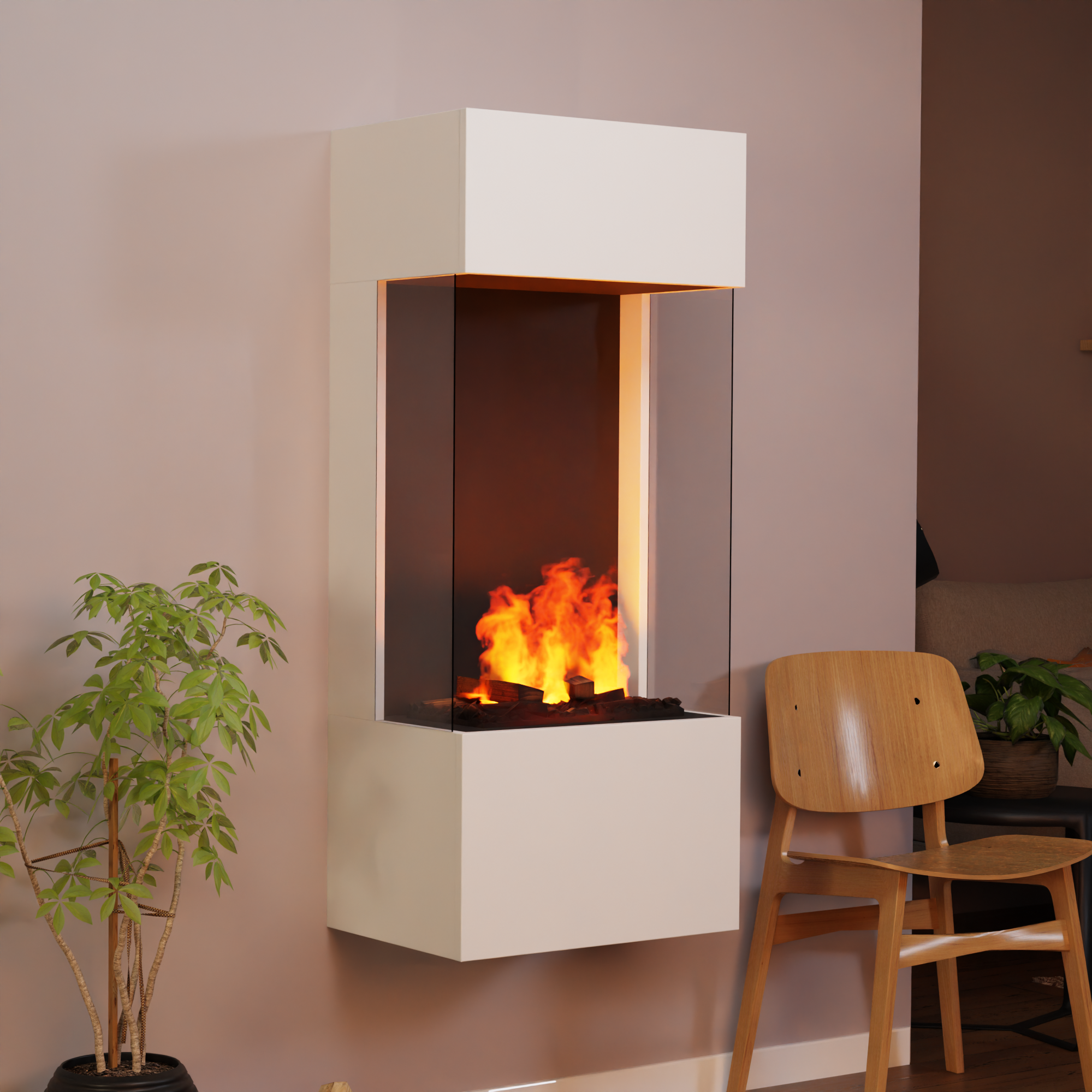 Glow Fire OGF 4 Cheminée électrique murale
