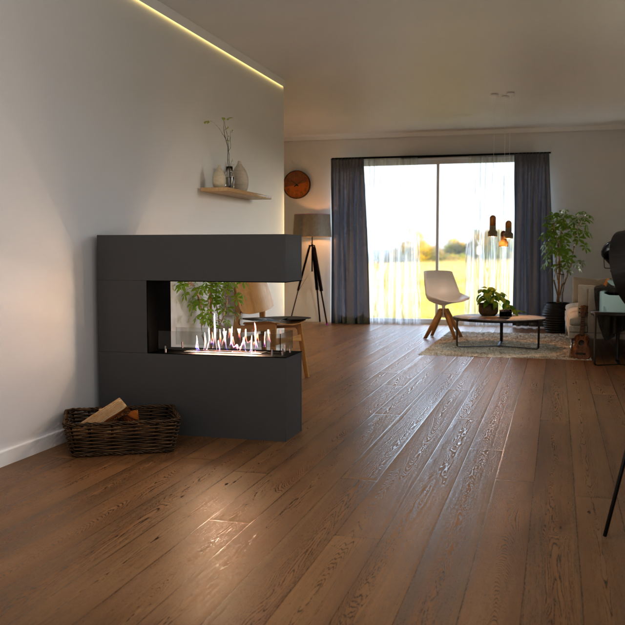 Glow Fire Oakland Ethanol Kamin