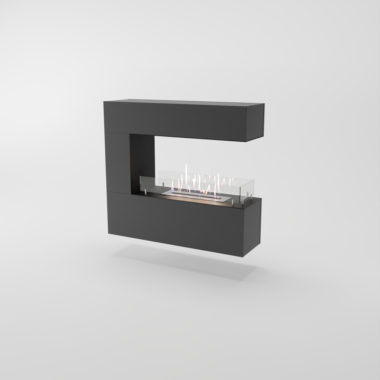 Glow Fire Orkland Wall Ethanol Kamin