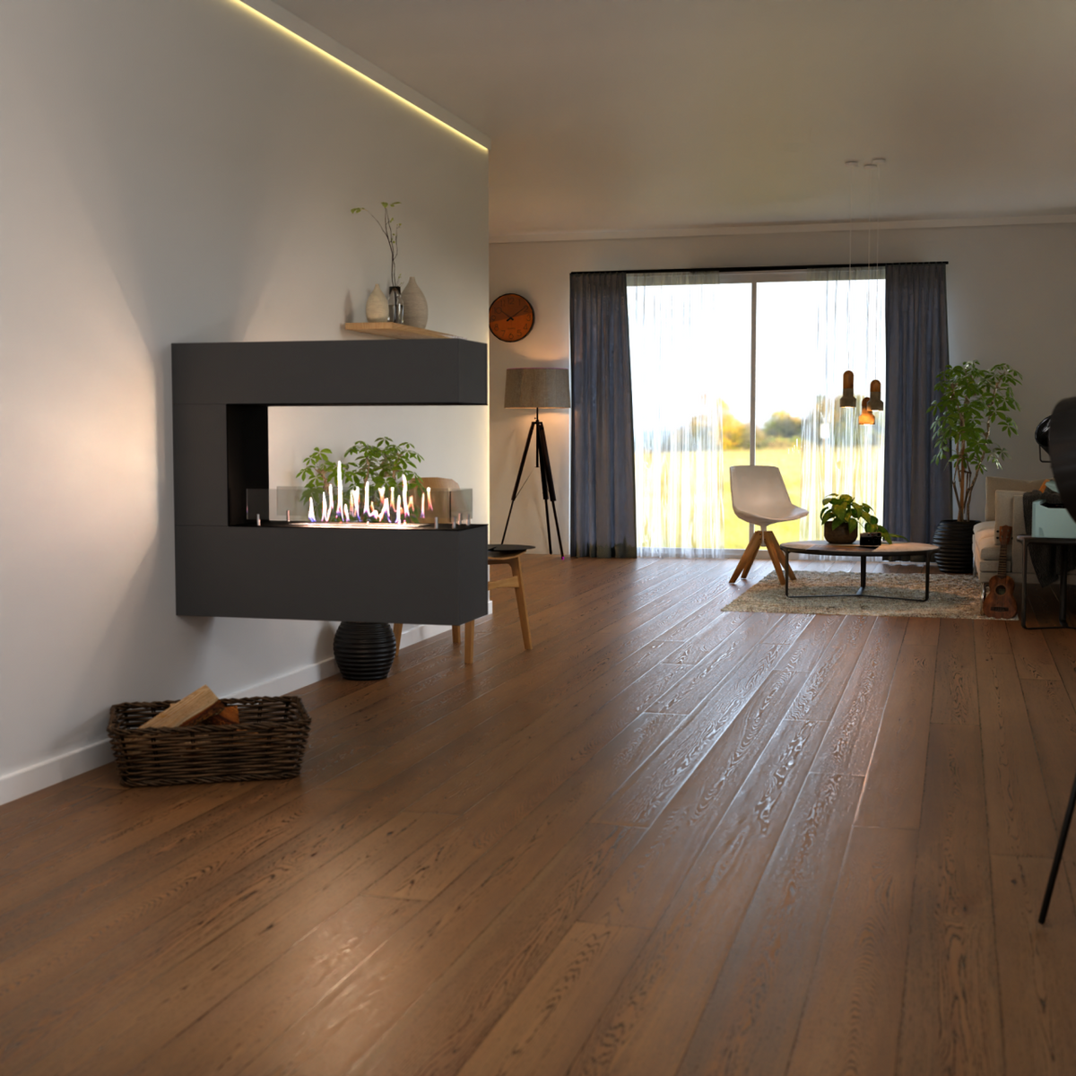 Glow Fire Orkland Wall Ethanol Kamin
