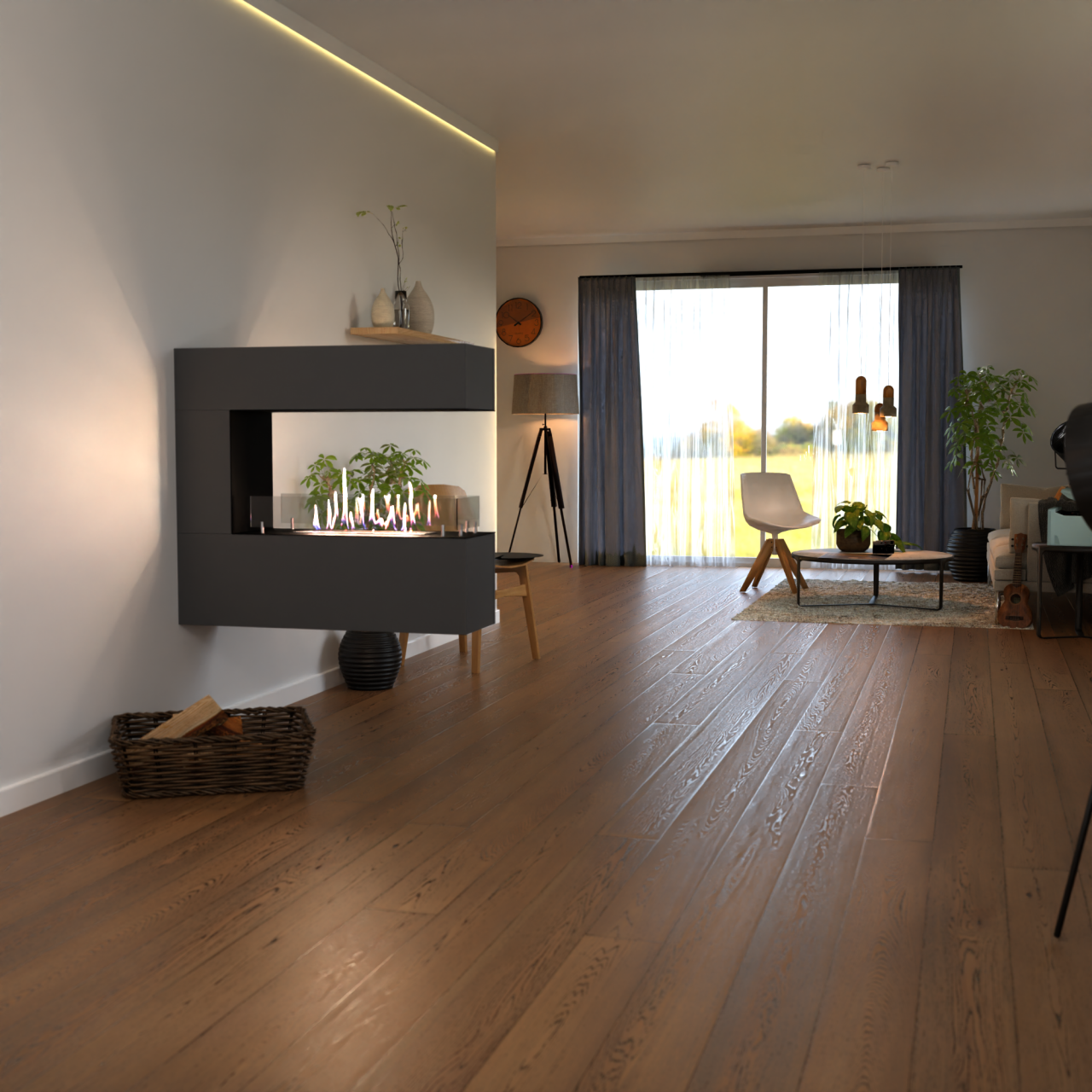 Glow Fire Orkland Wall Ethanol Kamin