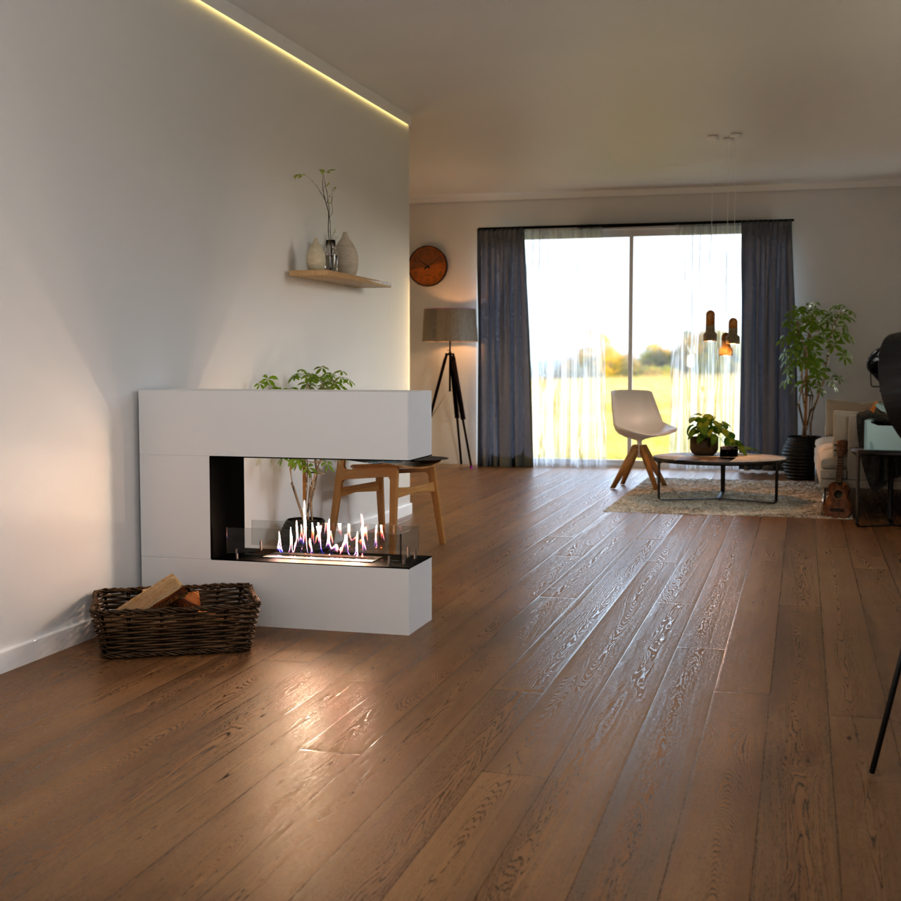 Glow Fire Orkland mini Ethanol Kamin Weiß