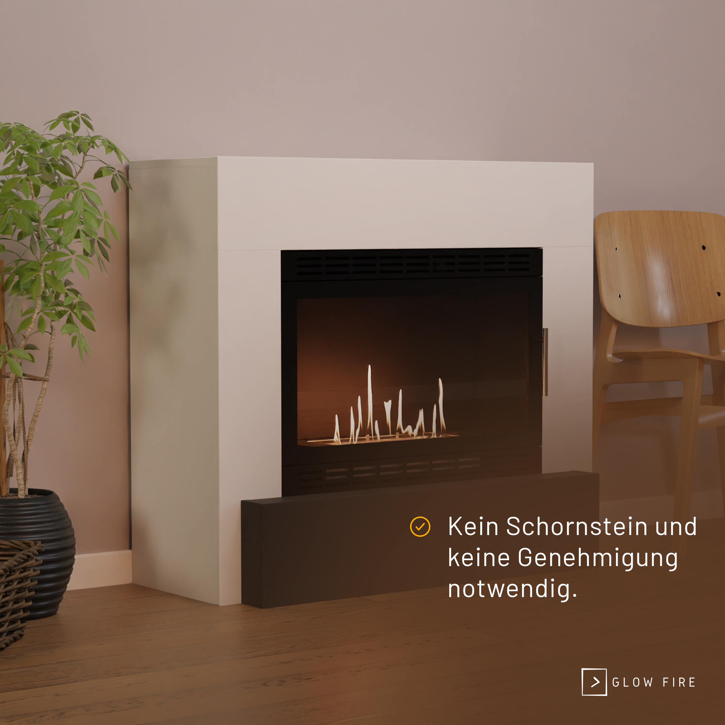 Glow Fire Odda XL Vision Ethanolkamin