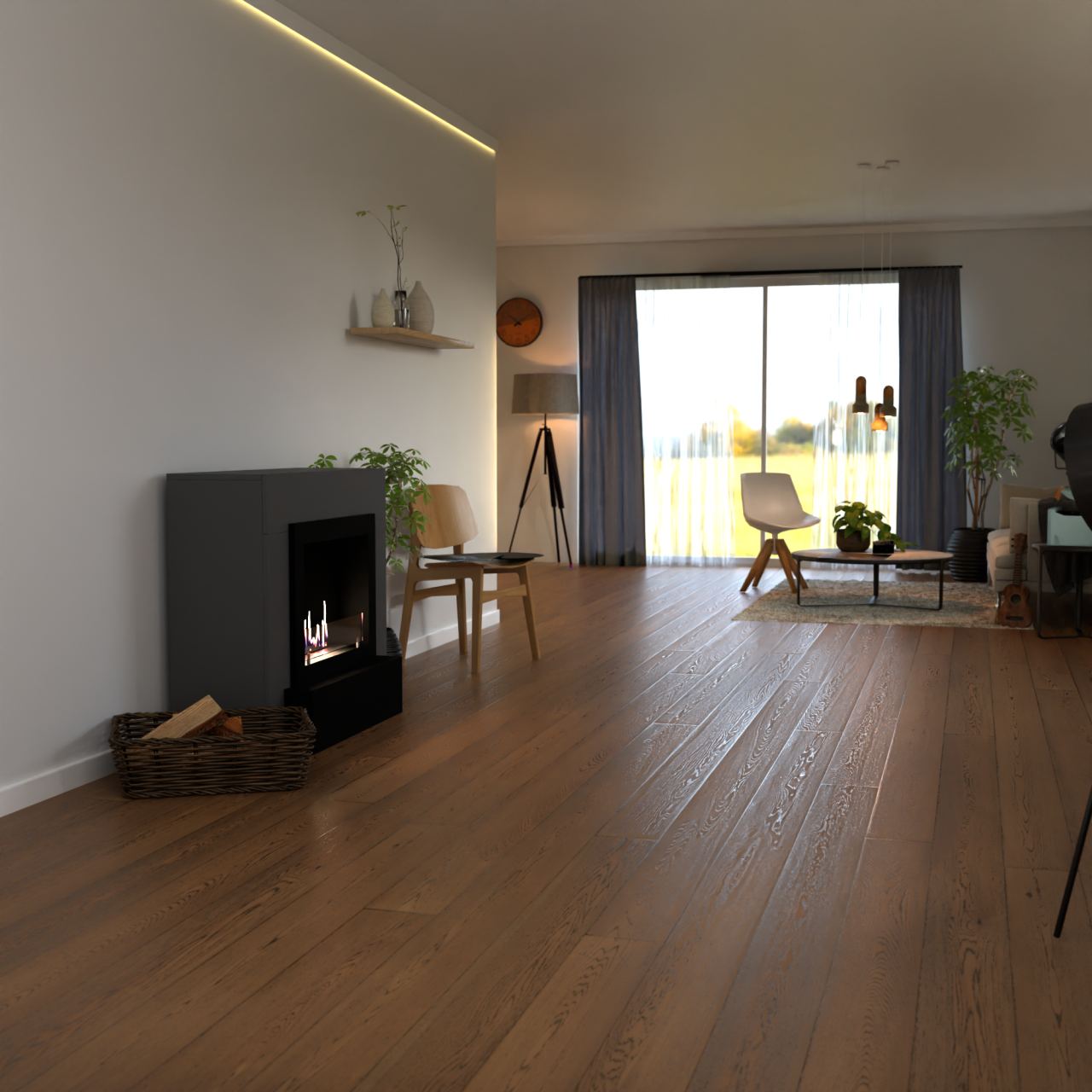 Glow Fire Odda Ethanol Kamin