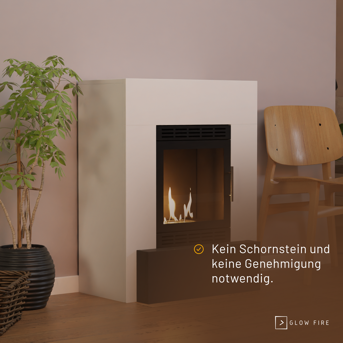 Glow Fire Odda Vision cheminée à l’éthanol