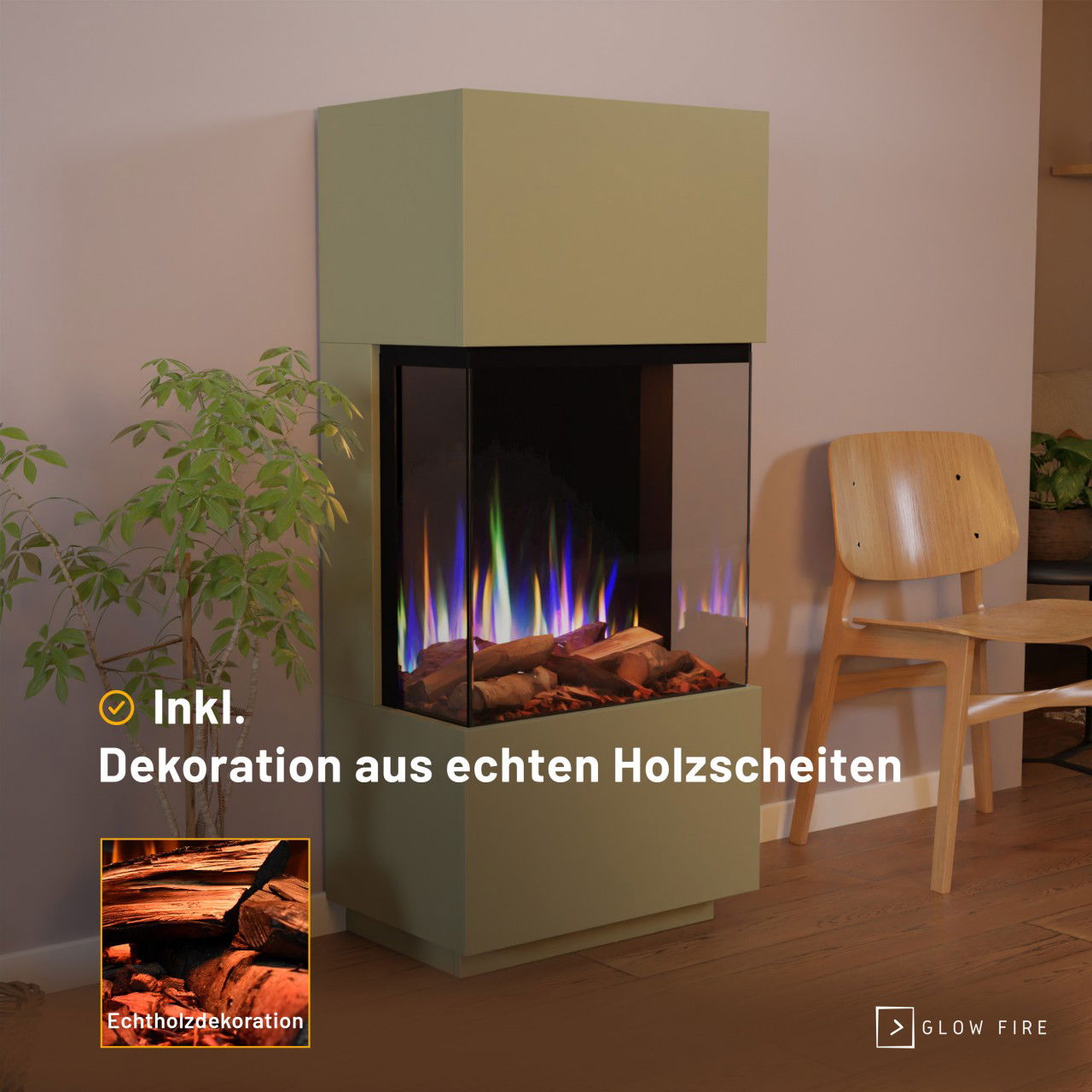 Glow Fire PR11 Multicolor Elektrokamin
