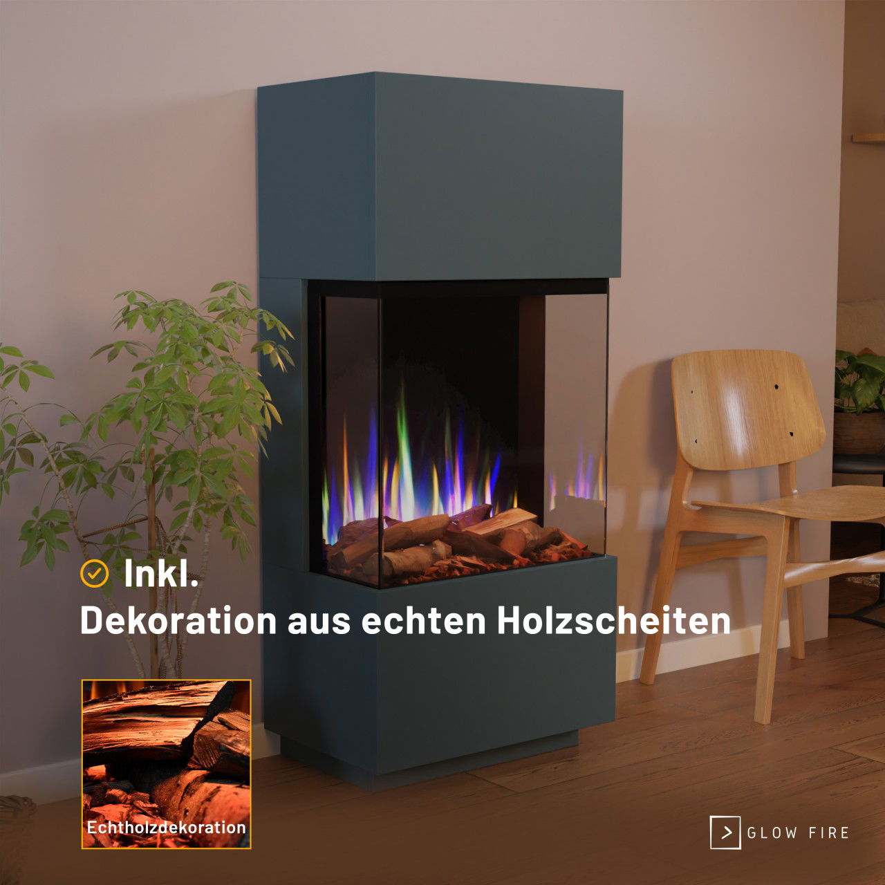Glow Fire PR11 Multicolor Elektrokamin