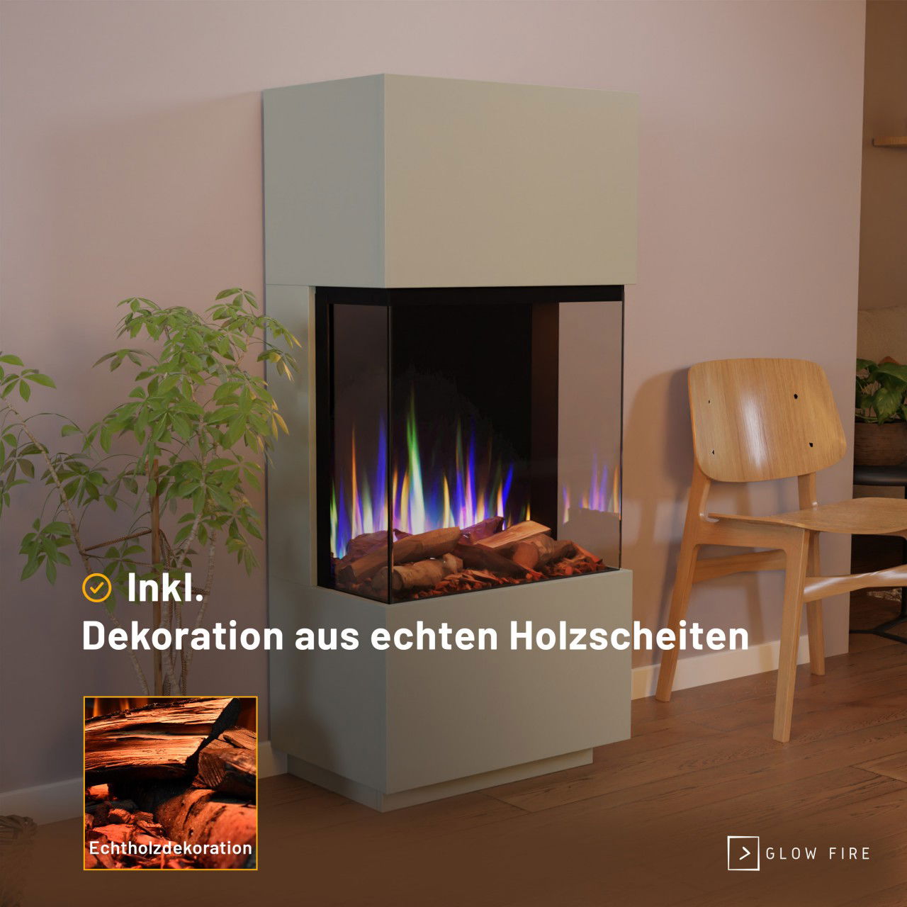 Glow Fire PR11 Multicolor Elektrokamin