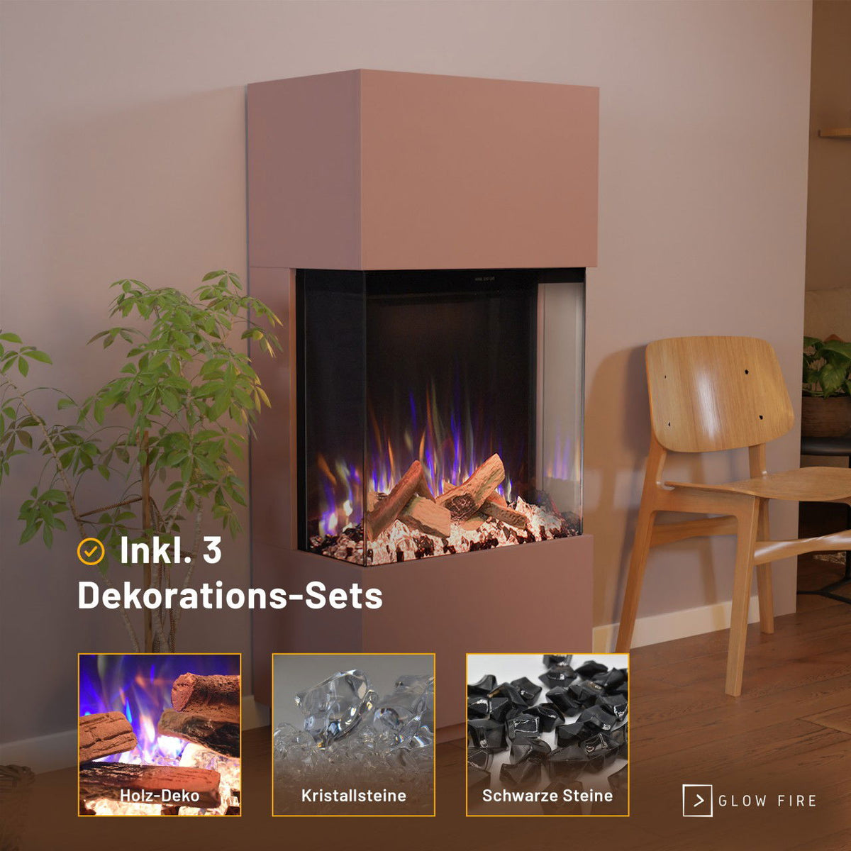 Glow Fire PR11 Multicolor Elektrokamin