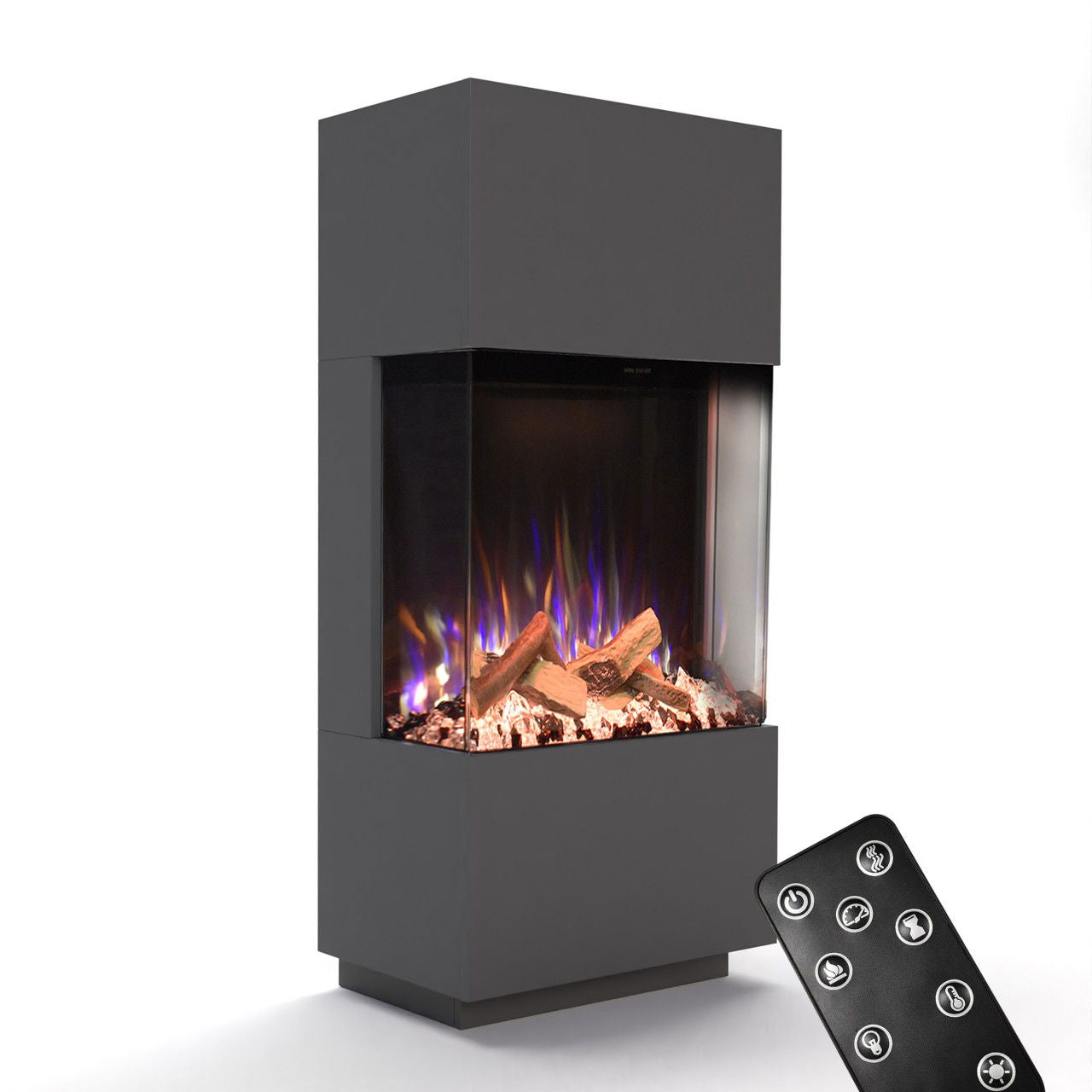 Glow Fire PR11 Grau Elektrokamin