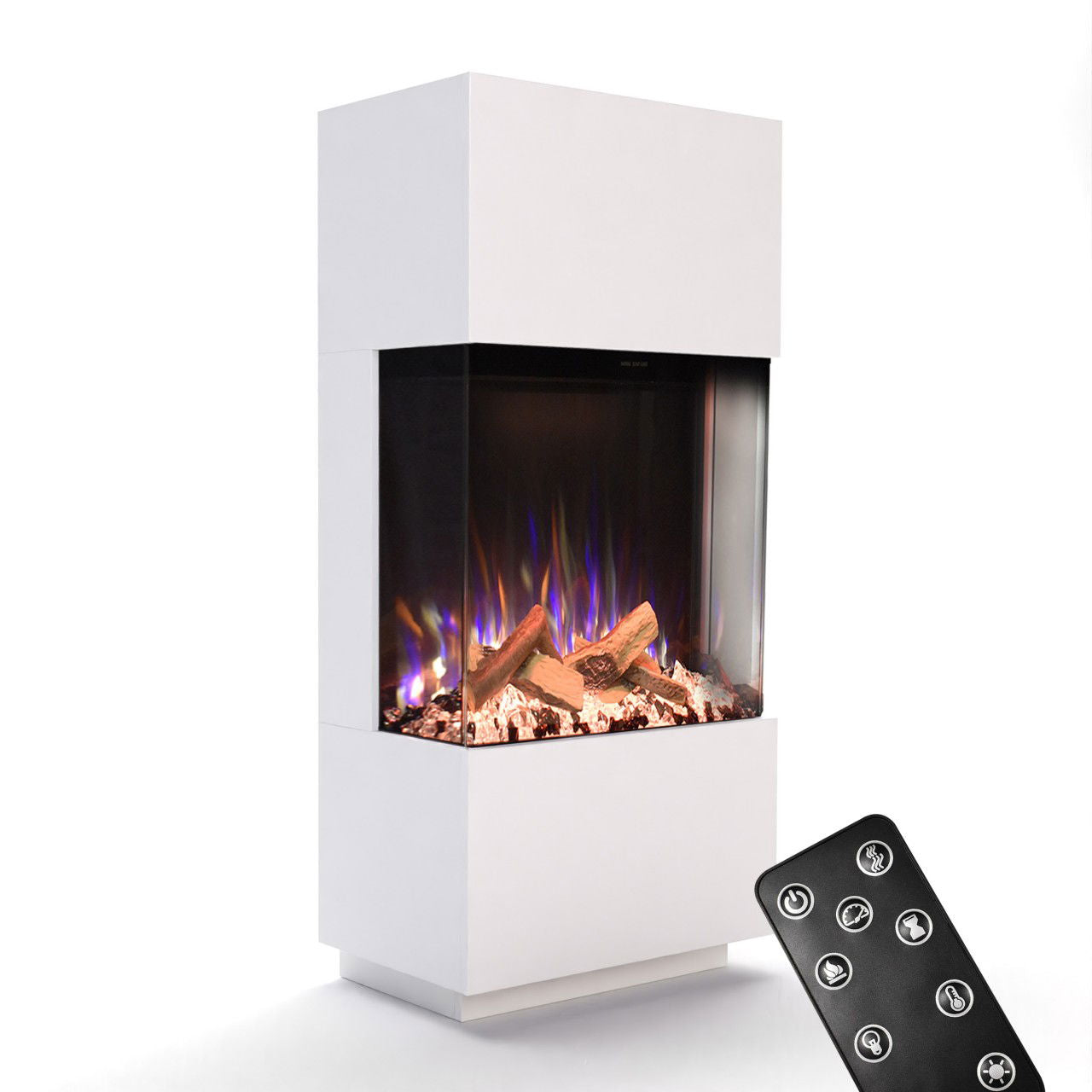 Glow Fire PR11 Weiss Elektrokamin