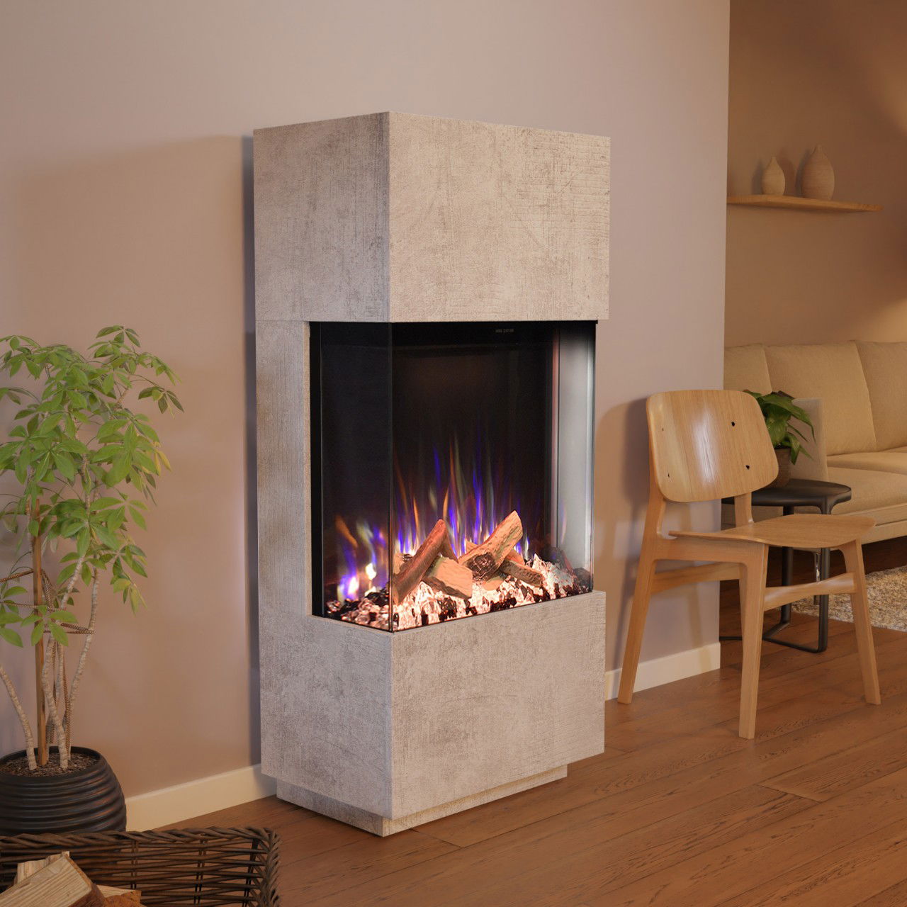 Glow Fire PR11 Beton Elektrokamin