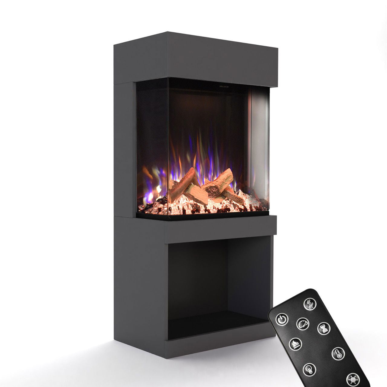 Glow Fire PR12 Grau Elektrokamin