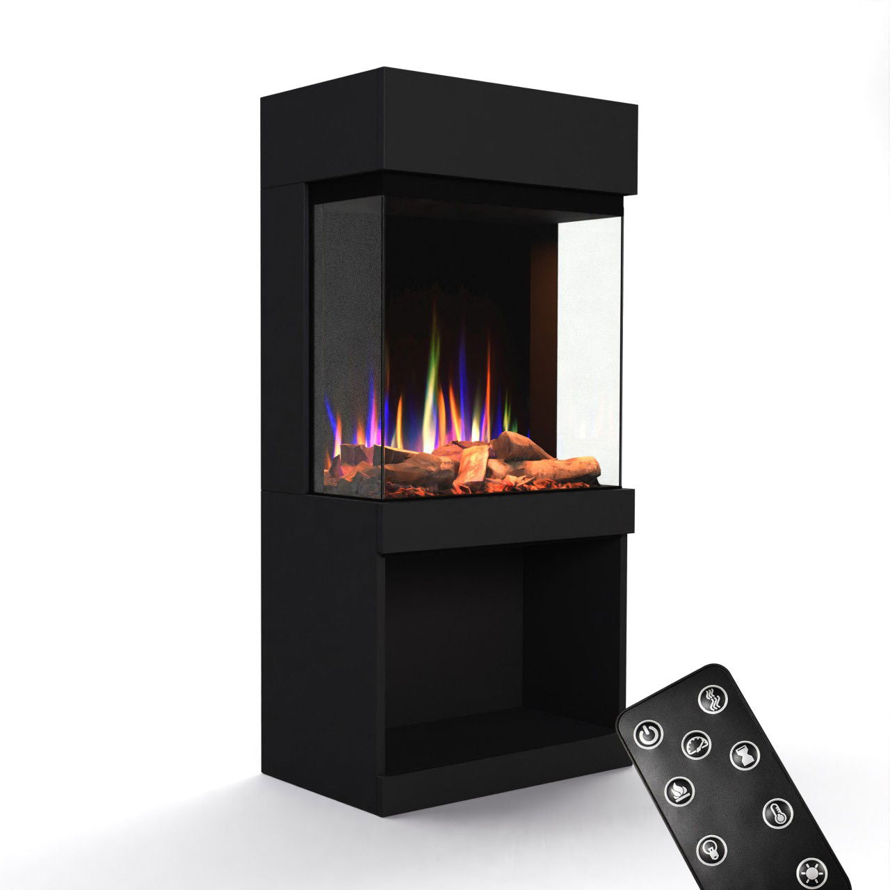 Glow Fire PR12 Schwarz Elektrokamin