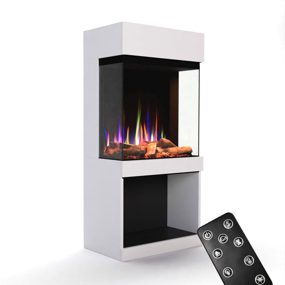 Glow Fire PR12 Weiss Elektrokamin