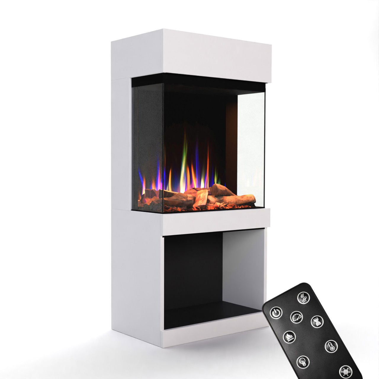 Glow Fire PR12 Weiss Elektrokamin