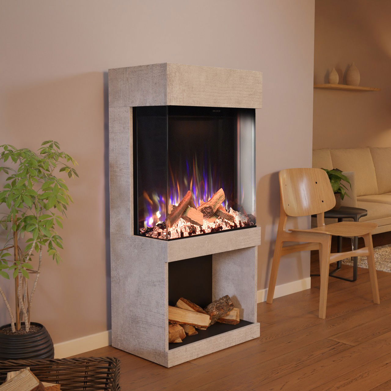 Glow Fire PR12 Beton Elektrokamin