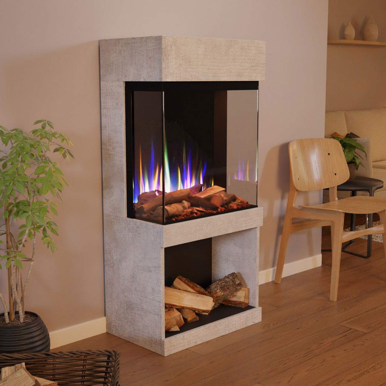 Glow Fire PR12 Beton Elektrokamin