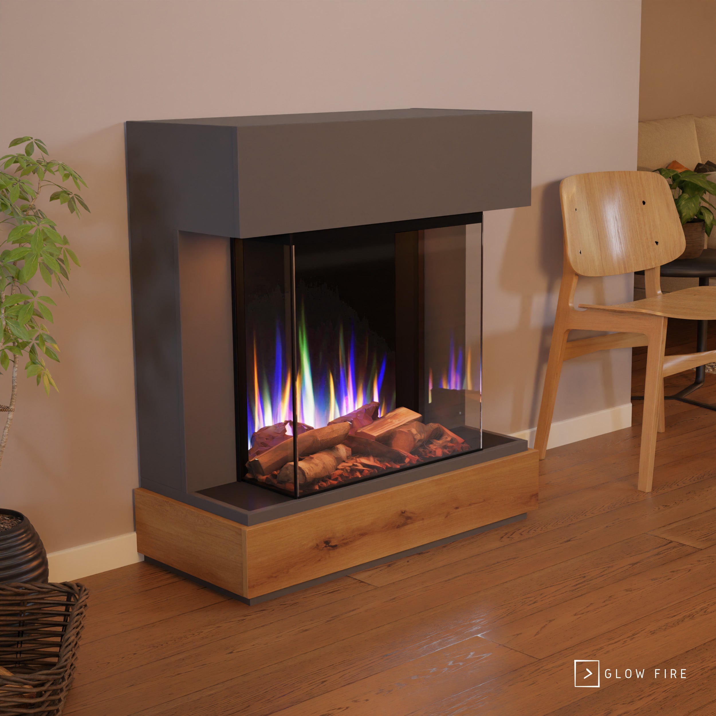 Glow Fire PR13 Elektrokamin E-Motion 3D