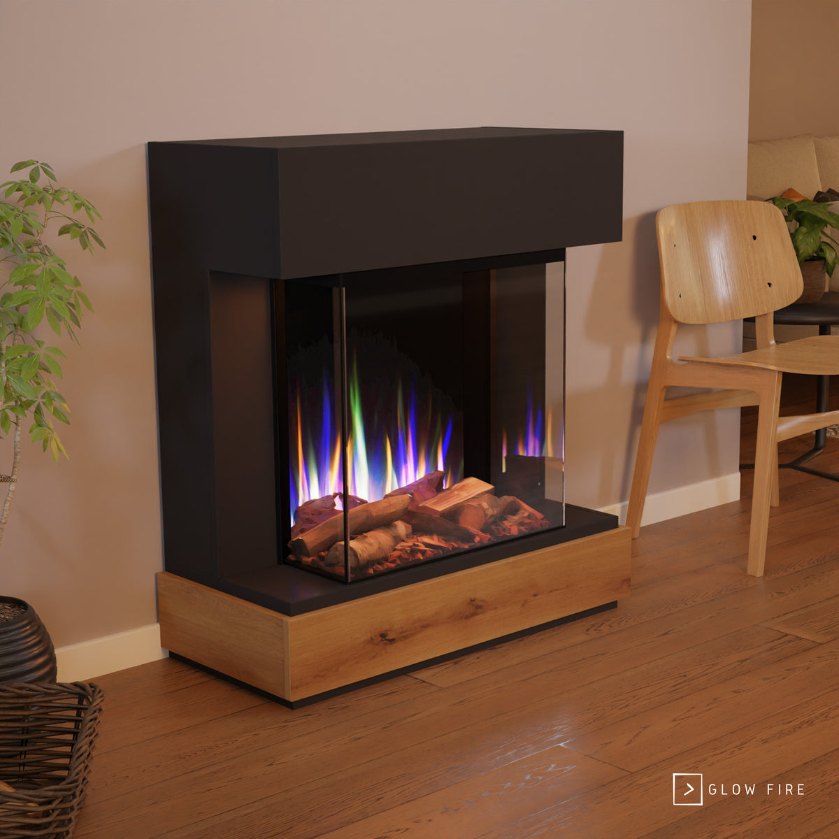 Cheminée électrique Glow Fire PR13 E-Motion 3D