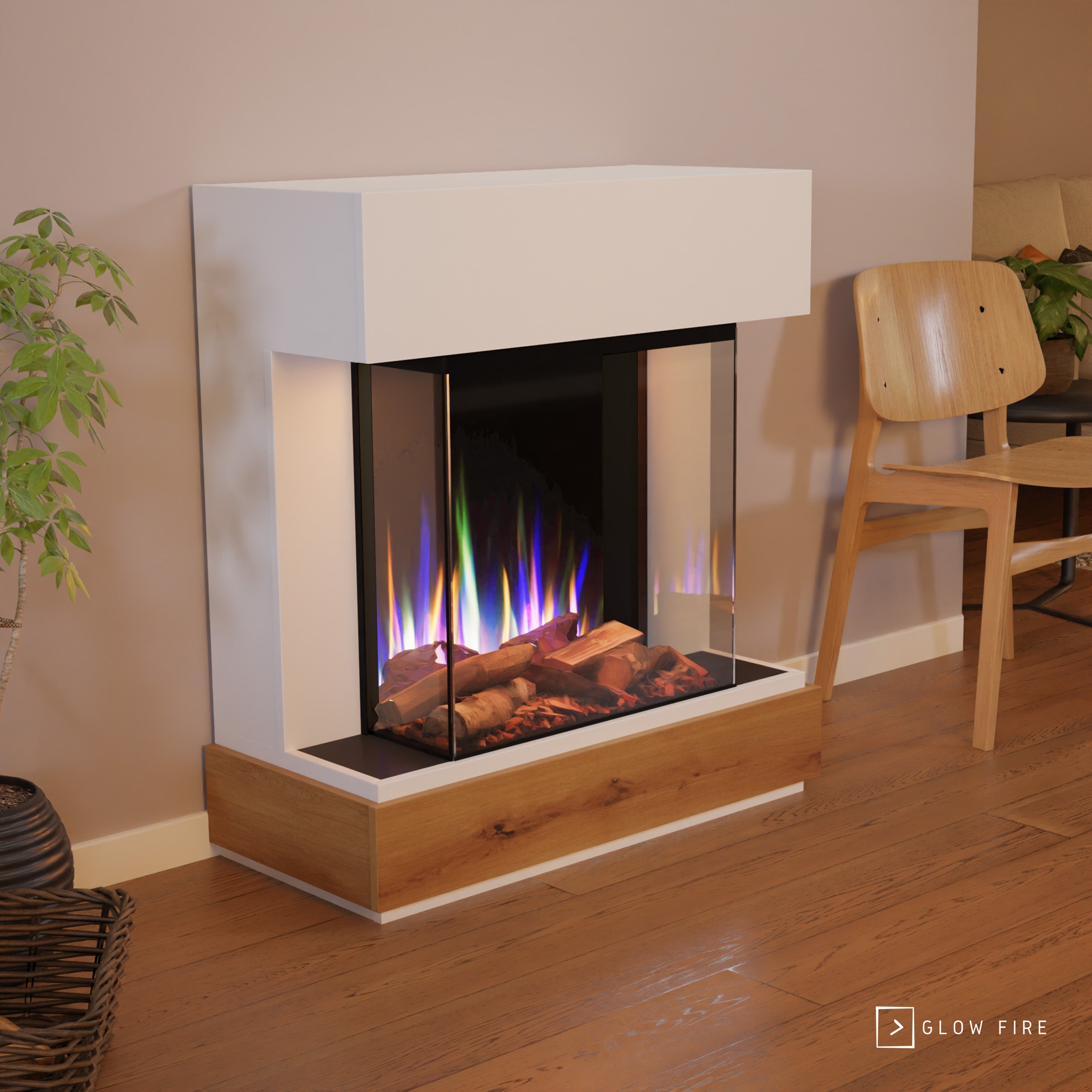 Glow Fire PR13 Elektrokamin E-Motion 3D