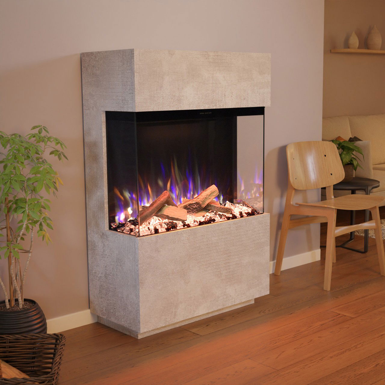 Glow Fire PR15 Beton Elektrokamin