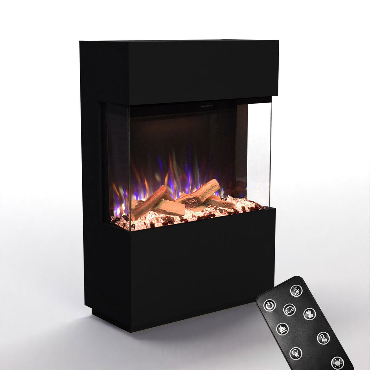 Glow Fire PR15 Schwarz Elektrokamin