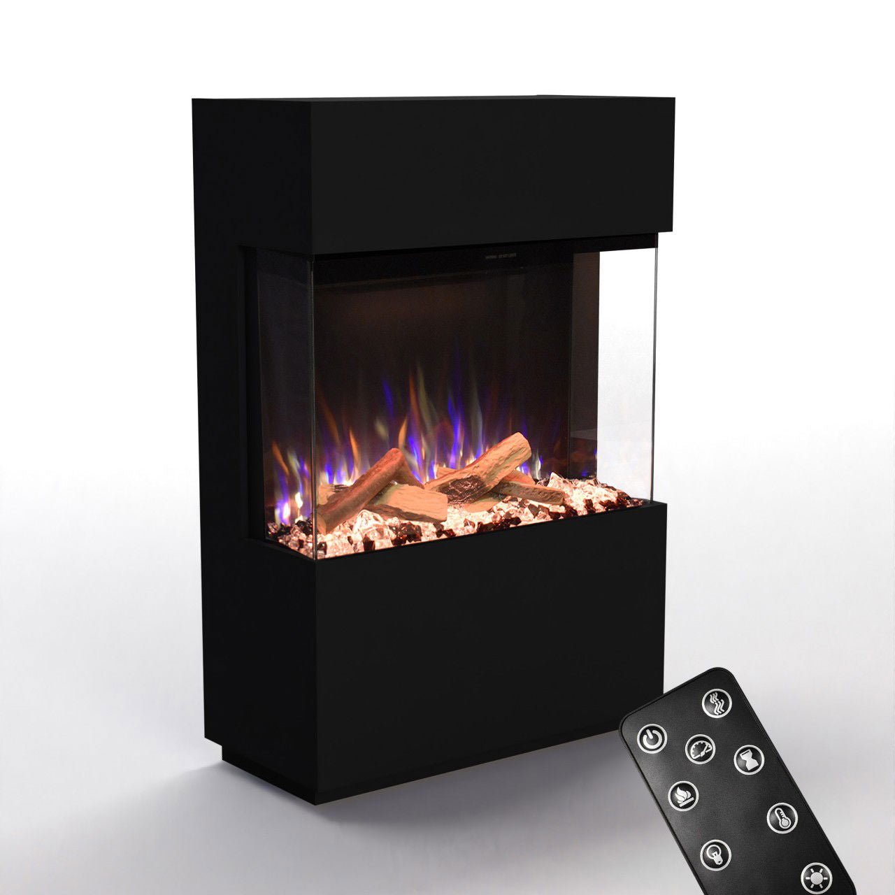 Glow Fire PR15 Schwarz Elektrokamin