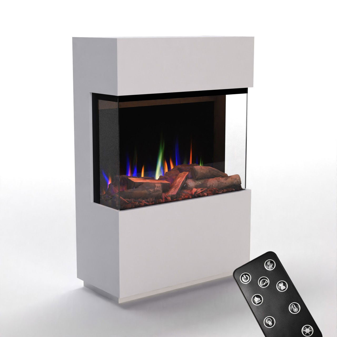 Glow Fire PR15 Weiss Elektrokamin