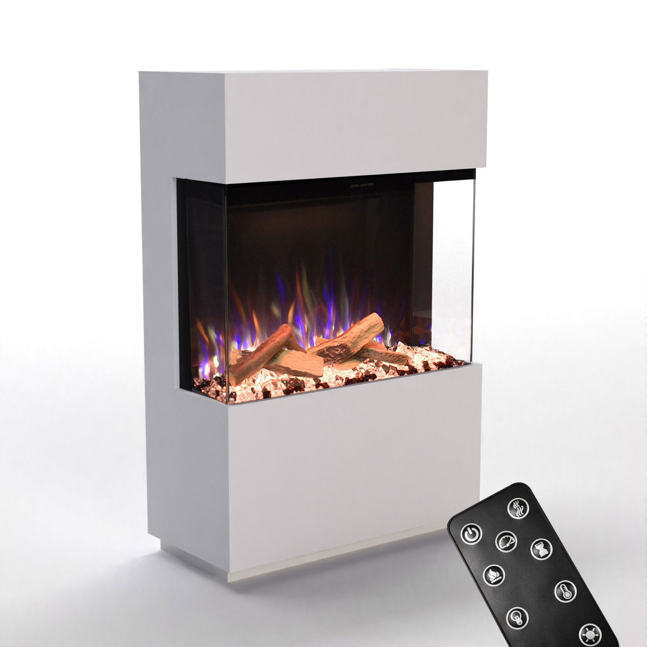 Glow Fire PR15 Weiss Elektrokamin