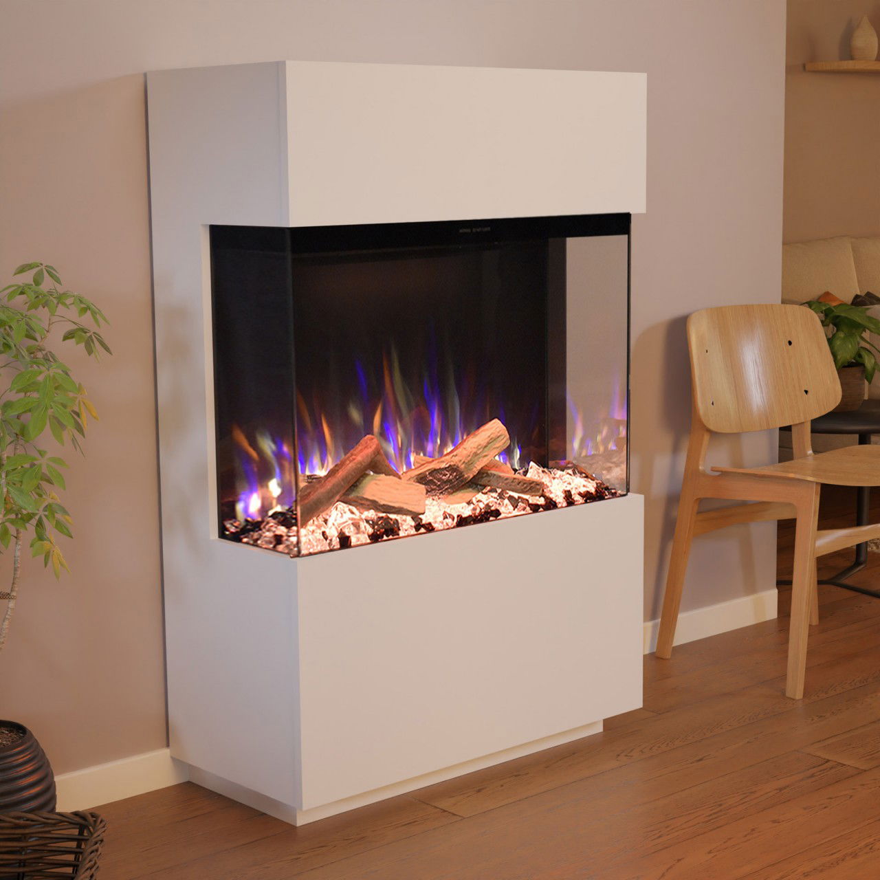 Glow Fire PR15 Weiss Elektrokamin