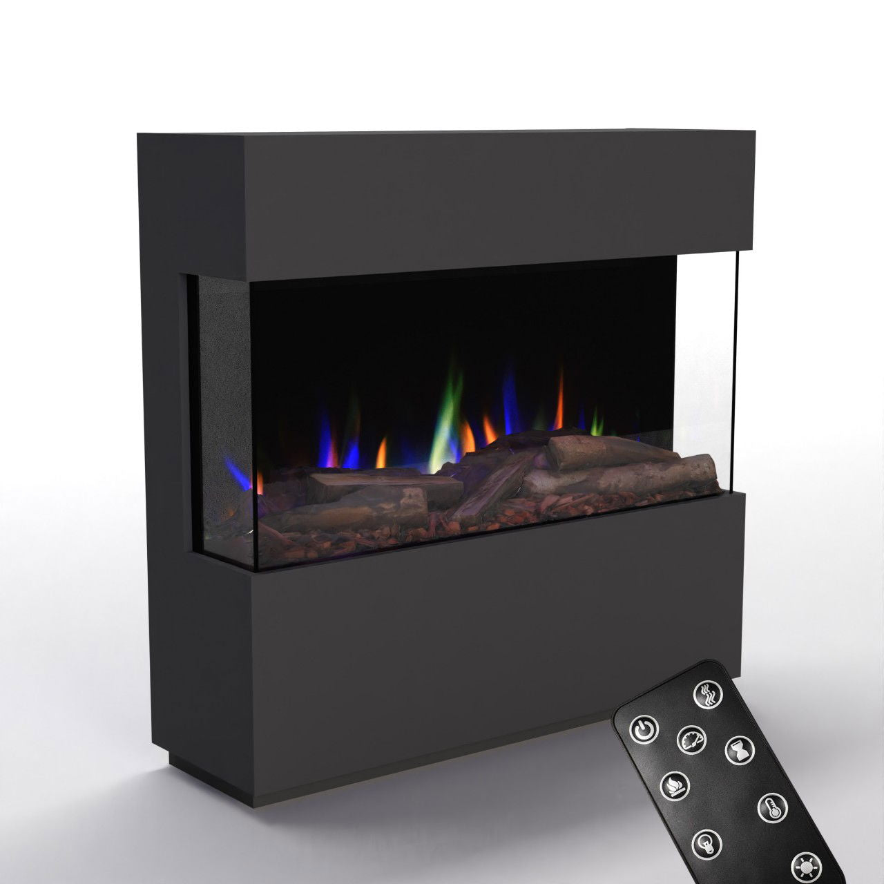 Glow Fire PR15 Grau Elektrokamin