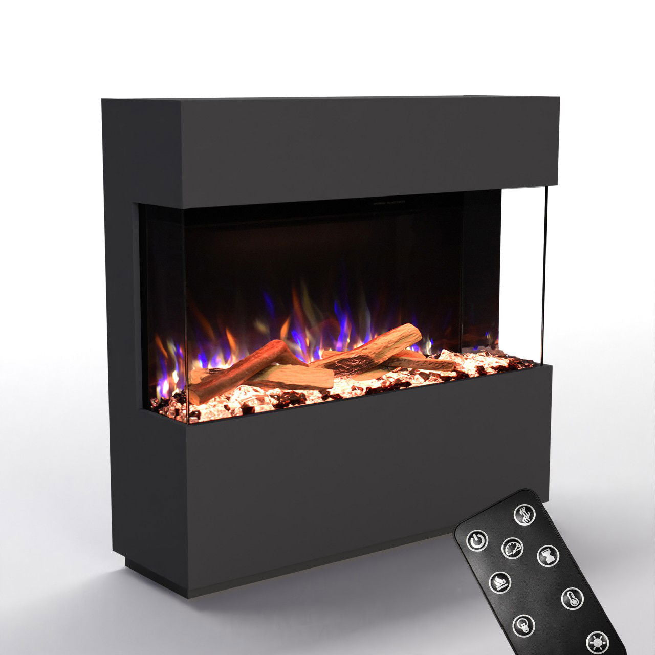 Glow Fire PR15 Grau Elektrokamin