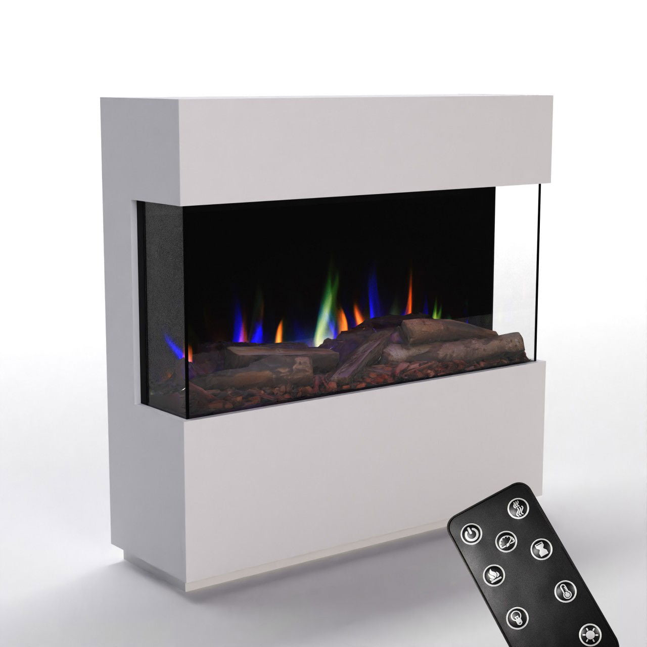Glow Fire PR15 Weiss Elektrokamin