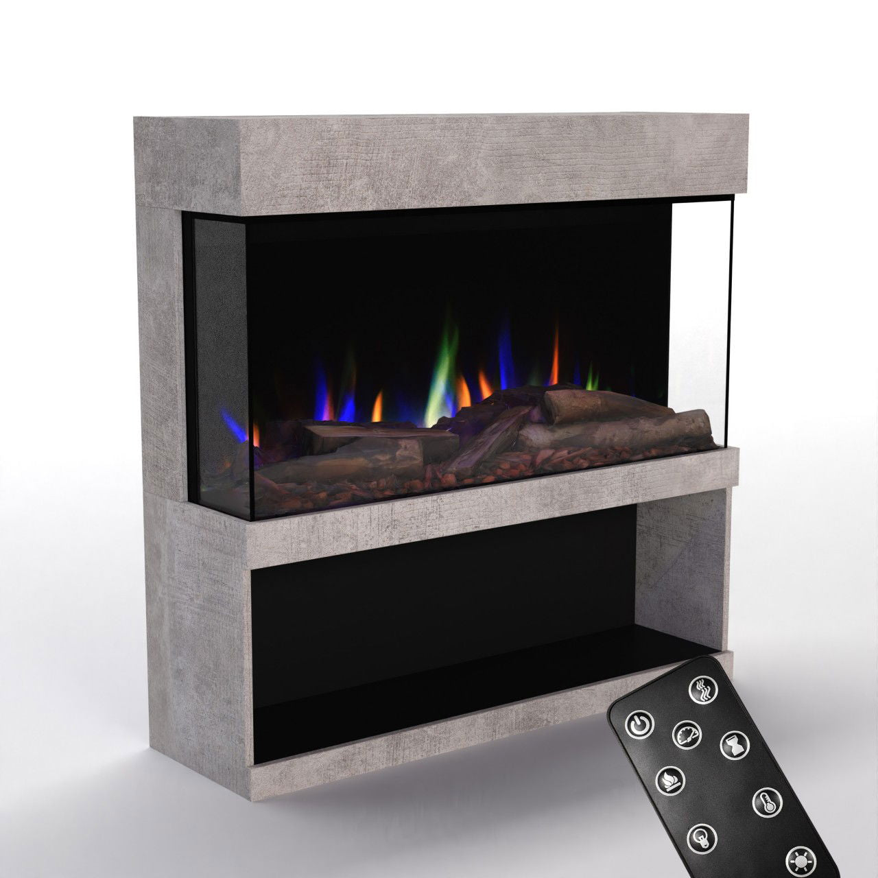 Glow Fire PR17 Beton Elektrokamin