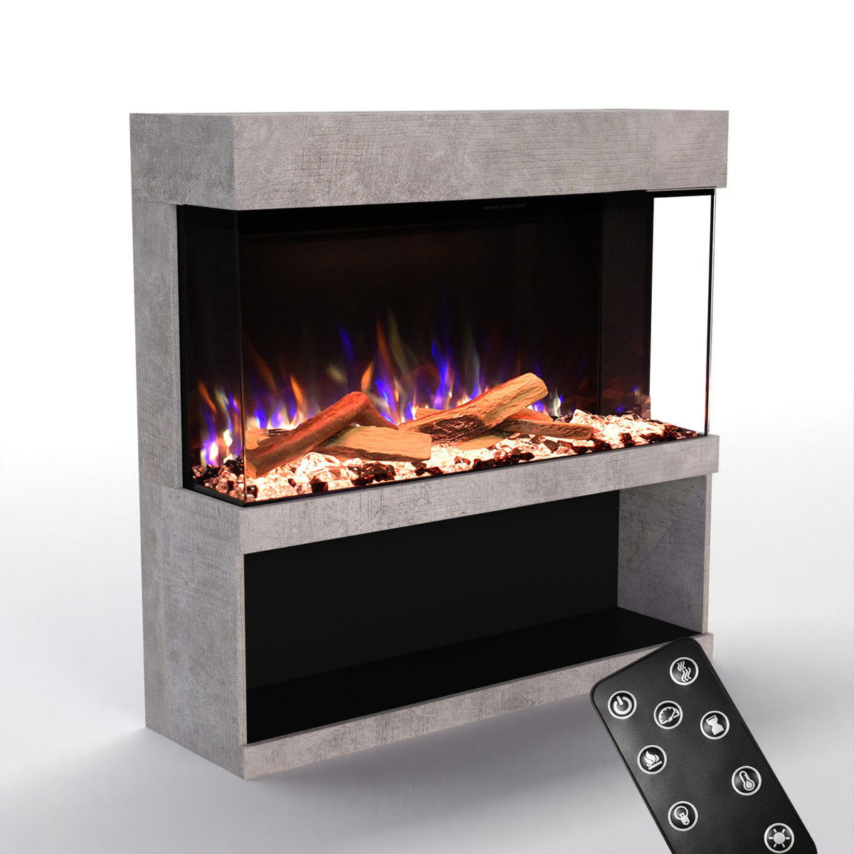 Glow Fire PR17 Beton Elektrokamin