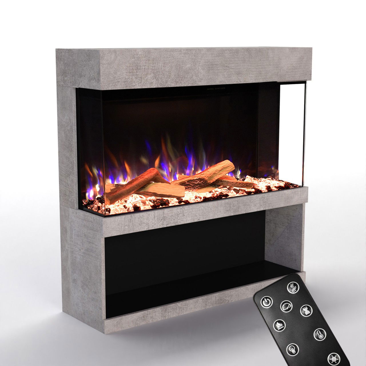 Glow Fire PR17 Beton Elektrokamin