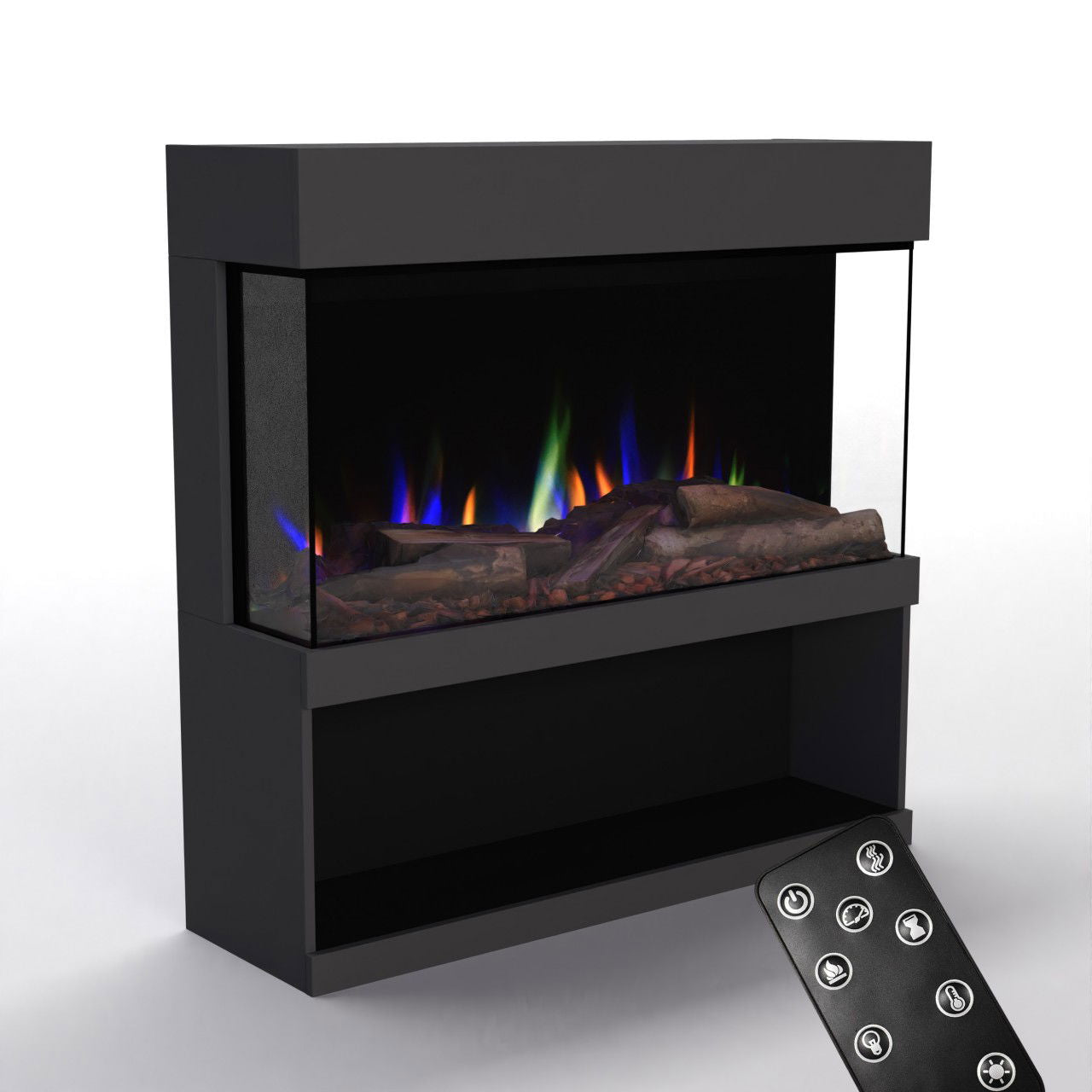 Glow Fire PR17 Grau Elektrokamin