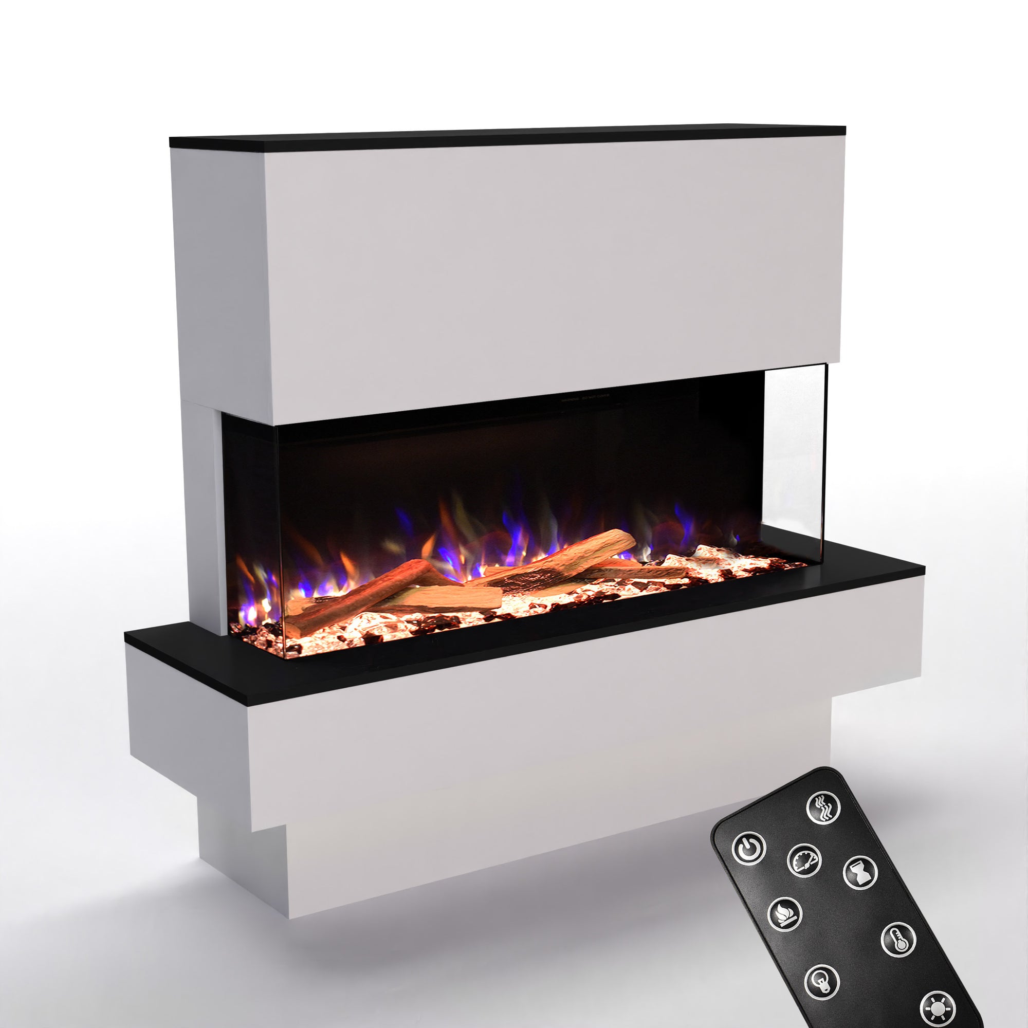 Glow Fire PR19 Camino elettrico E-Motion 3D