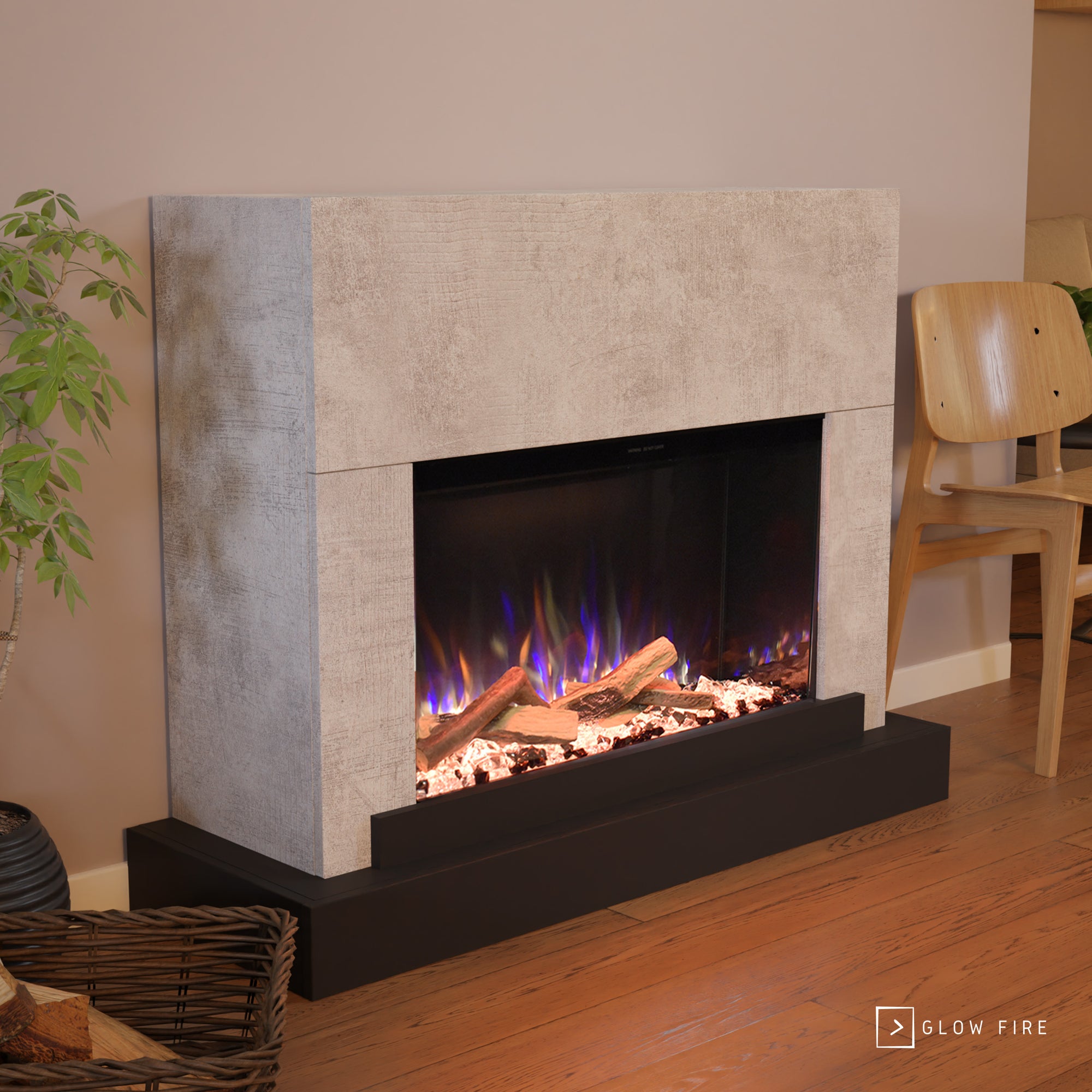 Cheminée électrique Glow Fire PR4 E-Motion 3D