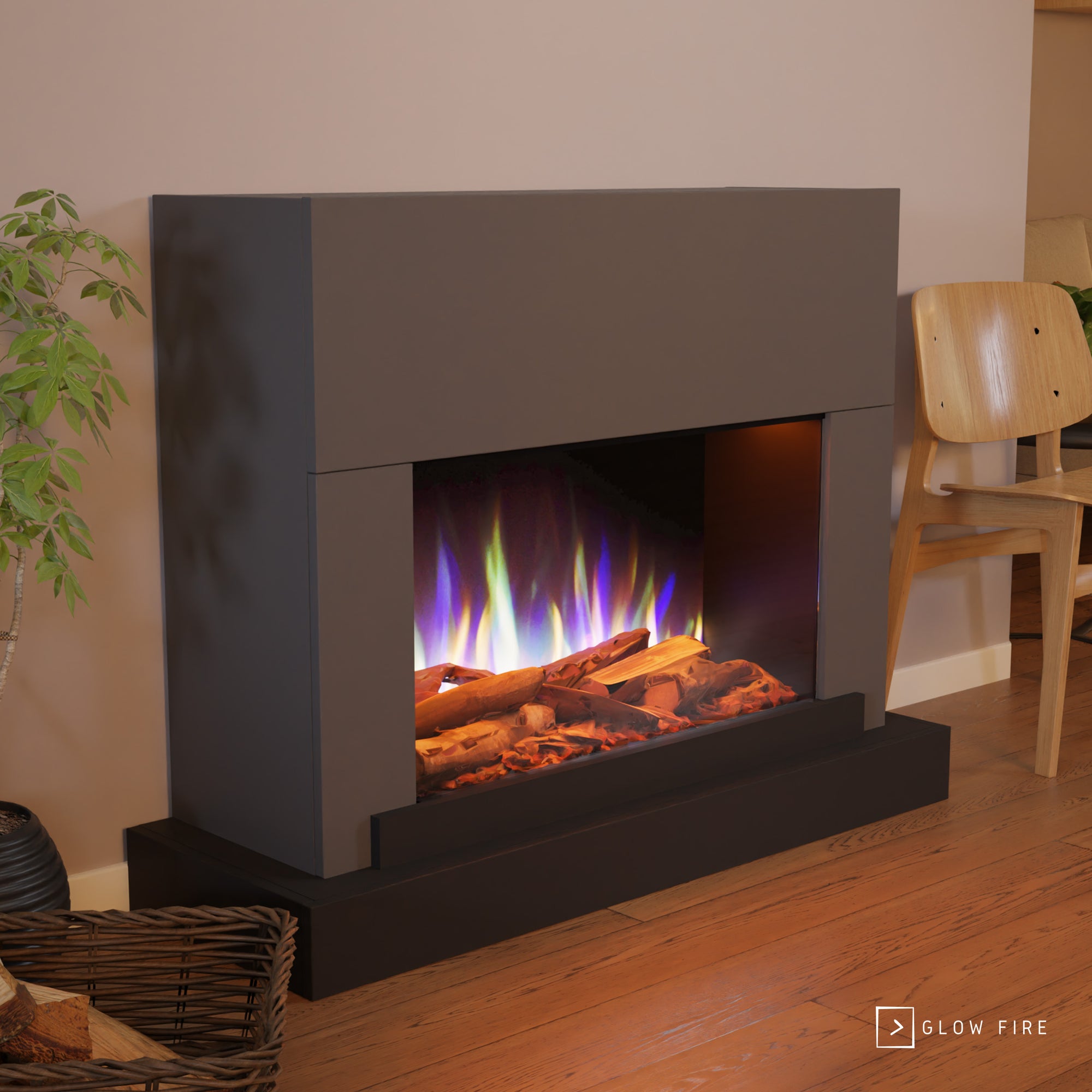 Cheminée électrique Glow Fire PR4 E-Motion 3D