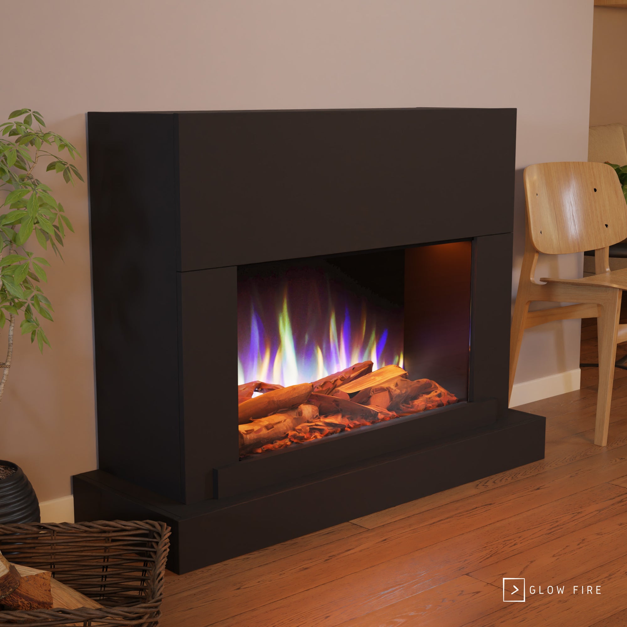 Cheminée électrique Glow Fire PR4 E-Motion 3D